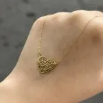 گردنبند لیزری مدل قلب - Image 2