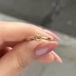 انگشتر مدل خورشید - Image 4