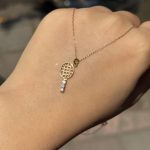 گردنبند مدل راکت تنیس - Image 2