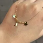 گردنبند مدل ماه و ستاره - Image 2