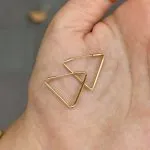 گوشواره مدل مثلث - Image 4