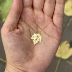 گردنبند لیزری مدل برگ - Image 3